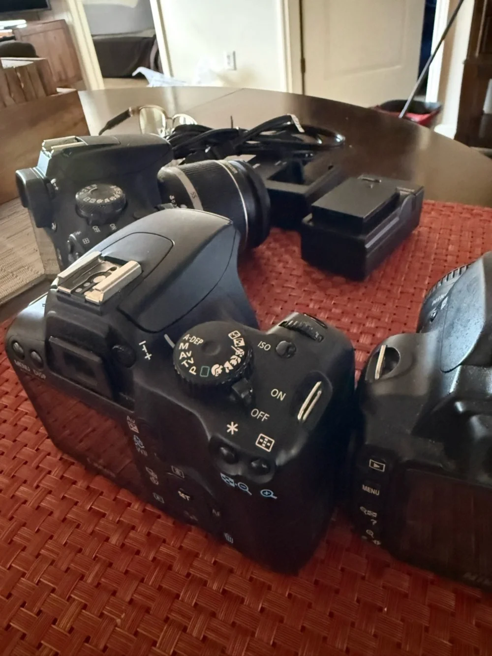 Canon Black DSLR T7 , Rebel XS & a NikonCamera Body – Reliable Photography Tool